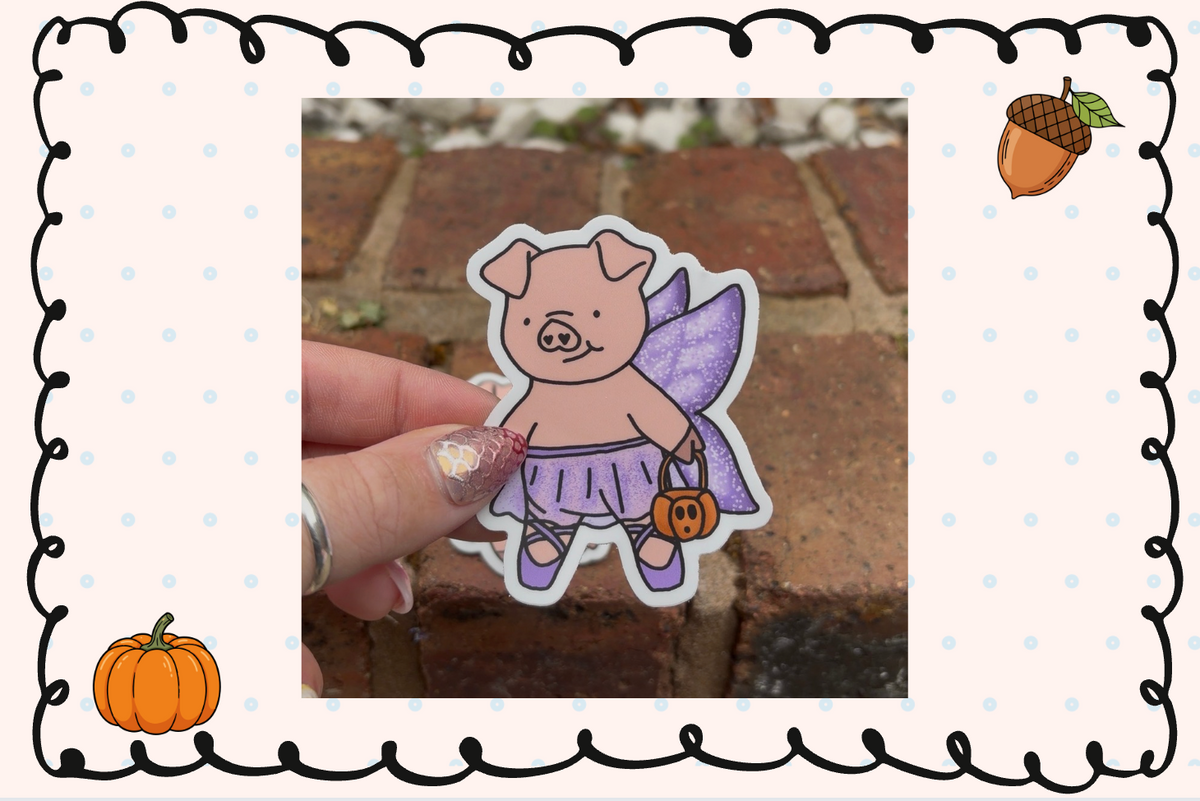 Mabel Huckle - First Edition Fairy Halloween Sticker